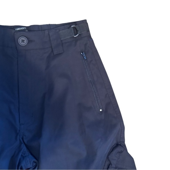 Forever 21 Cargo Utility Pants in Black size Small New with tags Goth Y2K - Picture 7 of 10